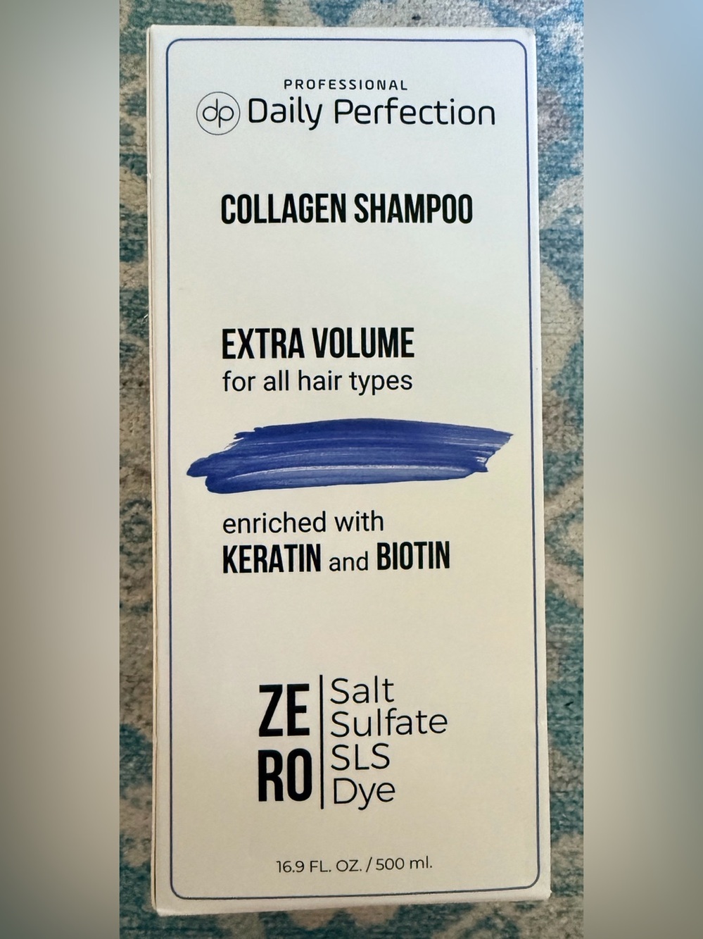 Perfection Daily Perfection Collagen Shampoo - White with Blue Accent